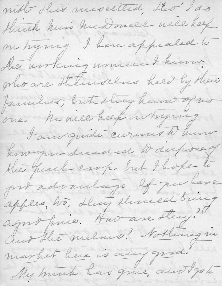 Letter - Juniata Stafford to Mrs W G Voorheis Sep 3 1907