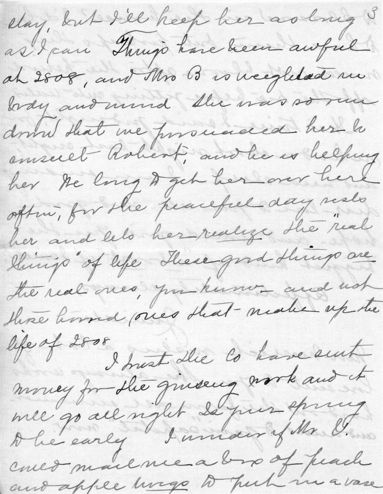 Letter - Juniata Stafford to Mrs W G Voorheis Apr 1 1908