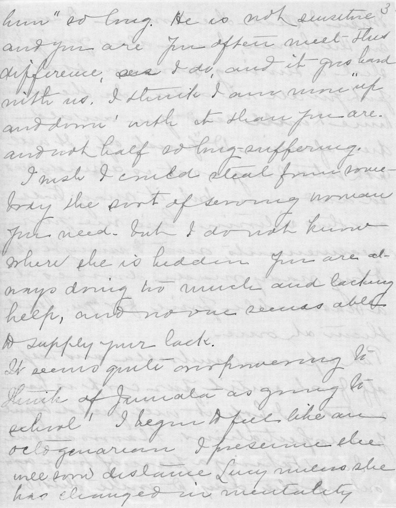 Letter - Juniata Stafford to Mrs W G Voorheis Sep 2 1908