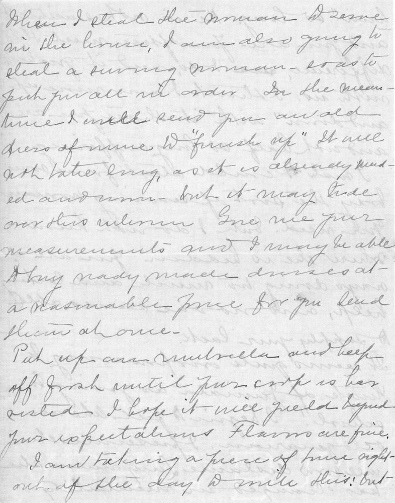Letter - Juniata Stafford to Mrs W G Voorheis Sep 2 1908