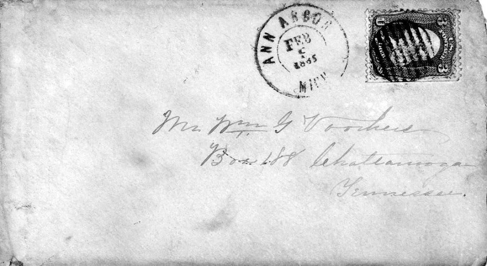 Letter - Sarah Voorheis and W C Voorheis to W G Voorheis Feb 2 1865