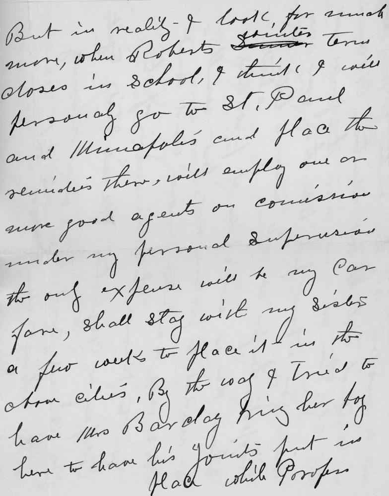Letter - To Alice Voorheis Dec 26 1902