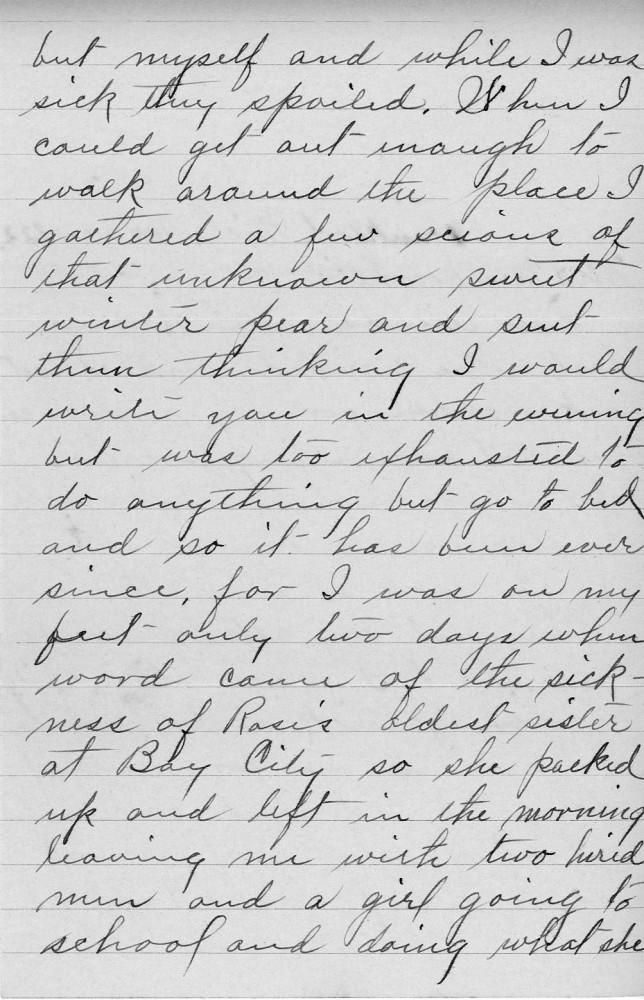 Letter - E J Parker to Mr and Mrs W G Voorheis Apr 20 1922