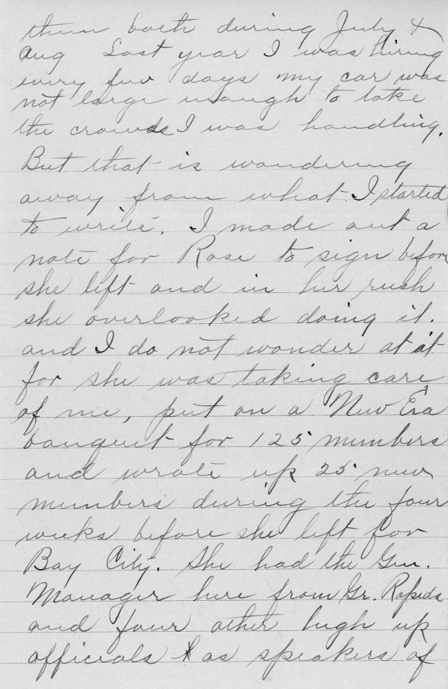 Letter - E J Parker to Mr and Mrs W G Voorheis Apr 20 1922