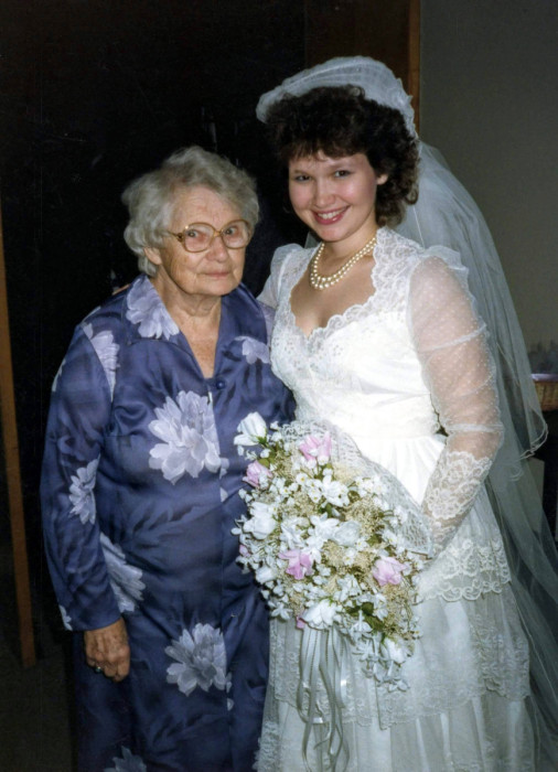 (L to R) Juniata Ingram and Susan Hamilton Nov 12 1988