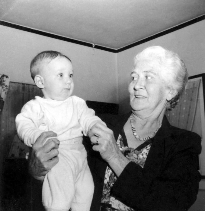 John R Gumbinger and paternal grandmother Elizabeth Zugelter (Gumbinger).