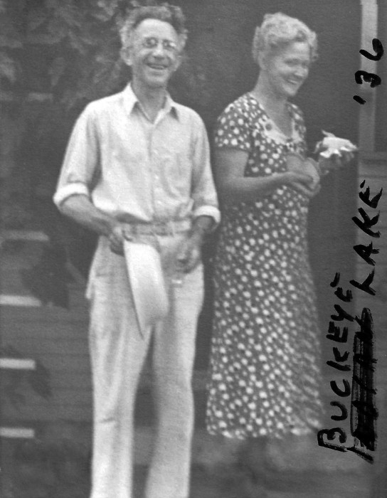 John and Elizabeth Z Gumbinger Buckeye Lake, OH 1936