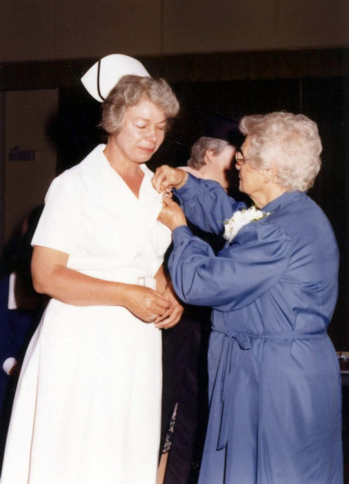 Eleanor Ingram Pinning Ceremony Western Carolina University May 15 1983