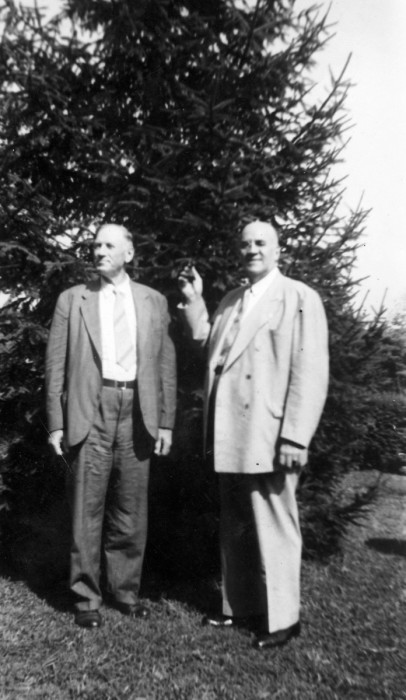 (L to R) William Sullins Johnson, Charles Oscar Johnson