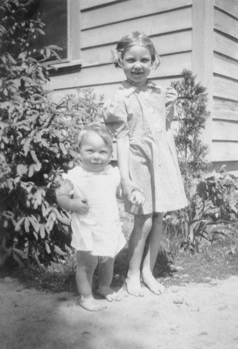 Ingrams: Jack 14 mo, and Mary 6 yrs Feb 1938