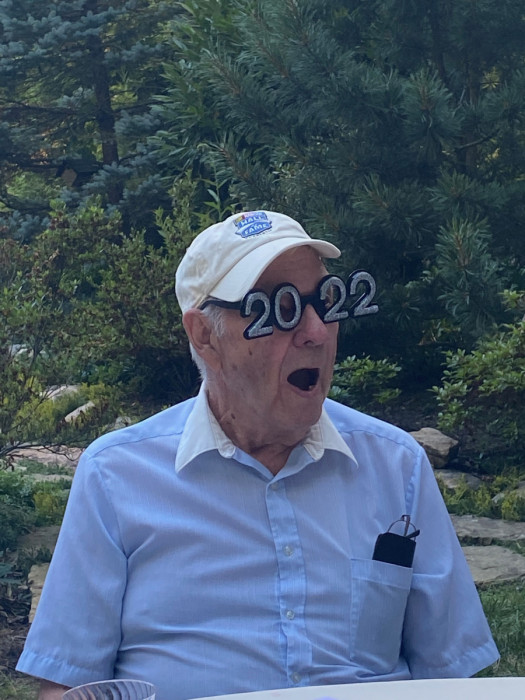 Joe Ingram at a family reunion June 2022