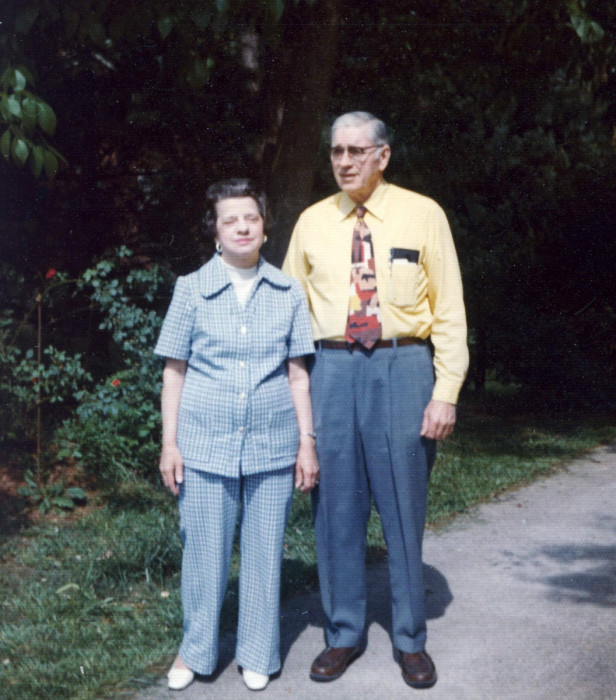 Elizabeth and Albert Johnson 1975