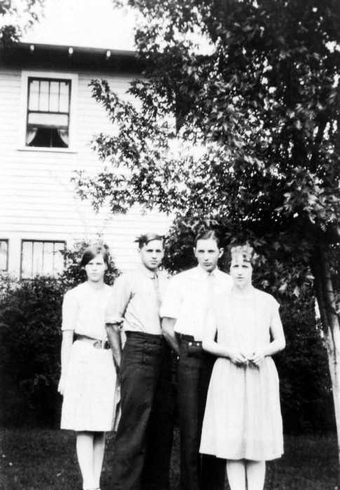 Johnson family. (L to R) Helen, Vaughn, Albert, Lois