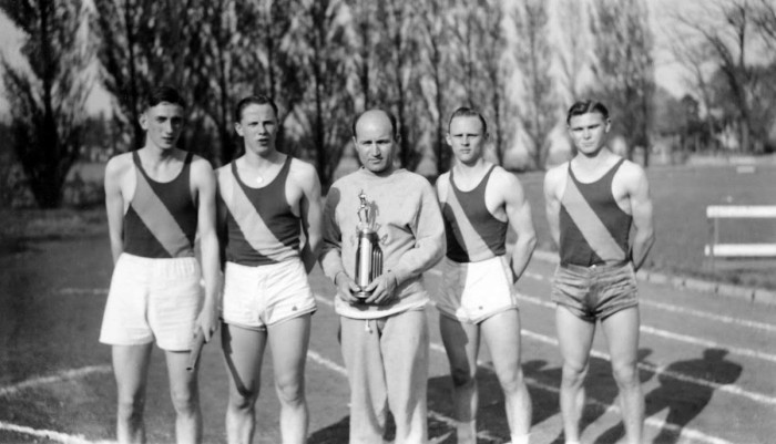 Donald Vincent Troline second from right Galva, IL