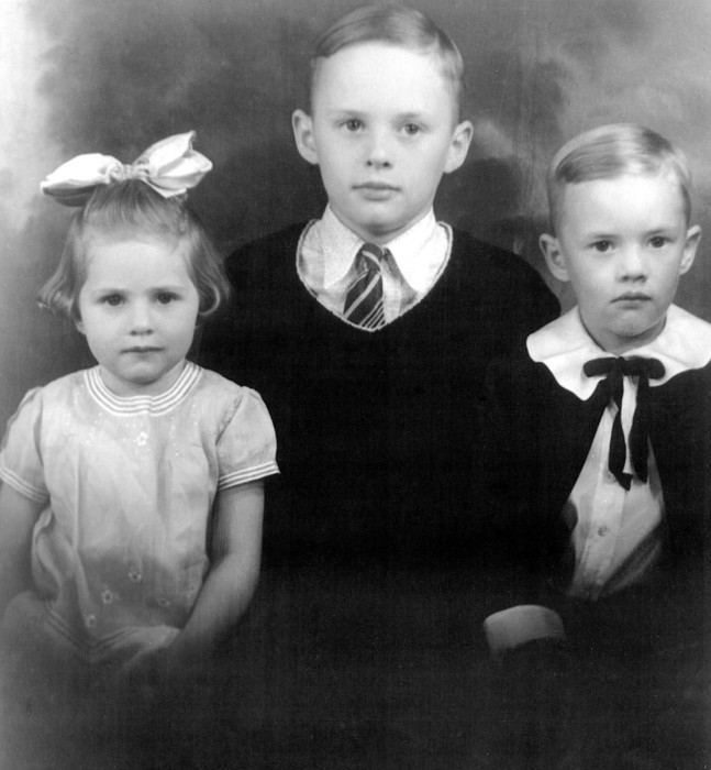 (L to R) Norma, Donald, and Wayne Troline.