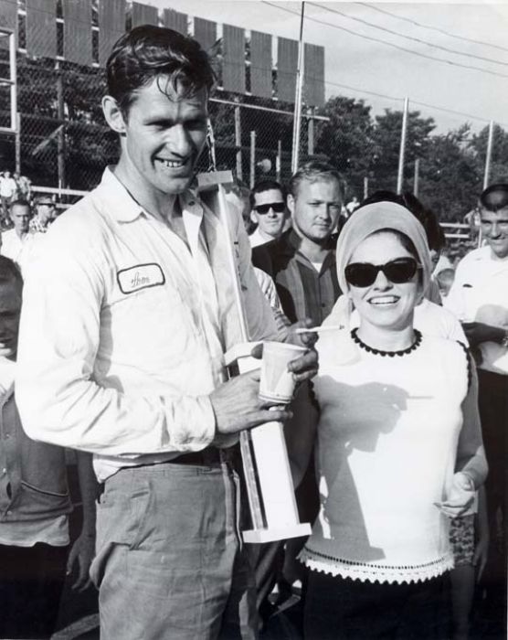 Tom Ingram 1964 Asheville Motor Speedway champion.